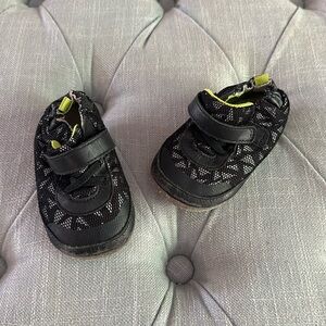 Black and Green Baby Shoes